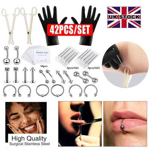 42pcs body piercing - body,