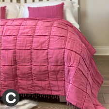 Luxury Deep Pink Quilted Thick
