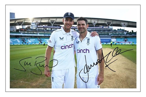 Broad anderson signed 6x4 - &,