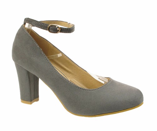 Womens block heel ankle strap - heel,