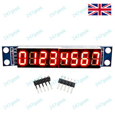 🇬🇧 MAX7219 SPI 8 digit