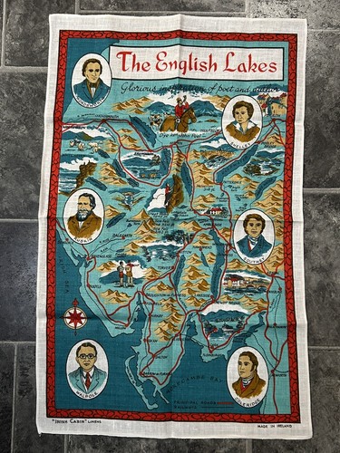 Unused vintage tea towel - vintage,