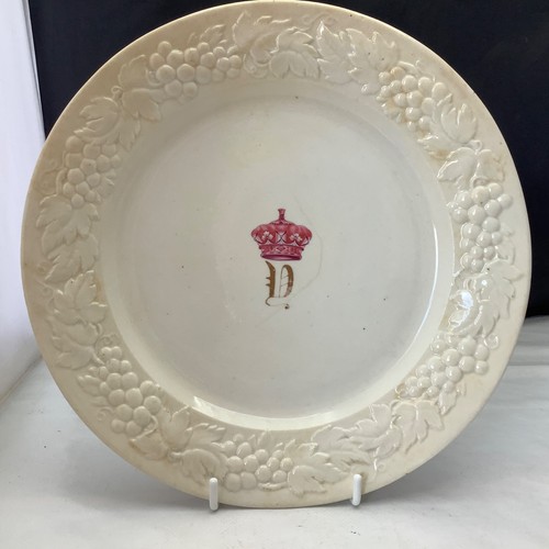 Davenport embossed plate - plate, with