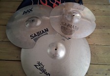 Set of 3 Zildjian Custom A and
