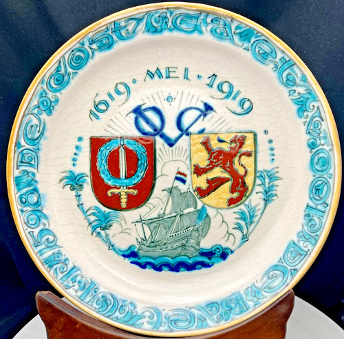 1919 royal delft voc - royal, plate
