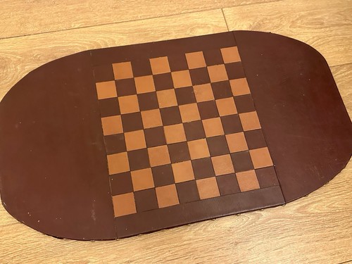 Vintage large brown leather - vintage,