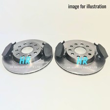 288MM FRONT BRAKE DISCS AND PADS FOR SEAT LEON 1.9 2.0 TDI FSI TFSI 05-12