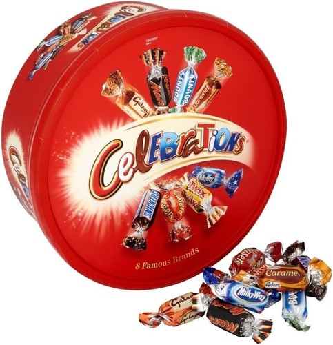 Chocolate tubs celebrations - tubs,