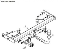 Swan Neck Tow Bar For Volvo