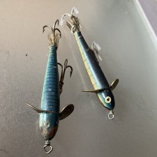 2 VINTAGE HARDY BROS IDEAL PHANTOM FISHING LURES.