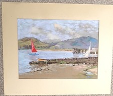 Pastel painting of Harbour