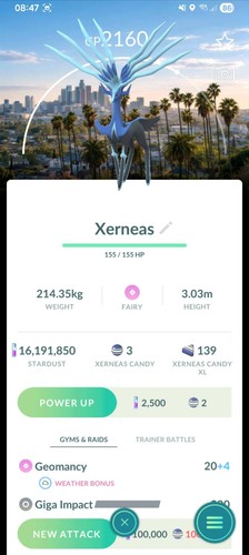 Xerneas pokemon with los - xerneas,
