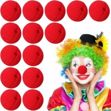 Ciieeo 50Pcs Red Clown Nose
