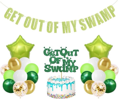 Shrek themed party - shrek-themed, decorations
