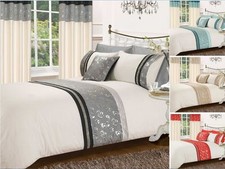 Luxury Foil Panel Duvet Cover