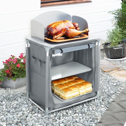 Outdoor camping kitchen - camping,