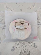 Fuyit Wood Slices 4 Pcs 16-18cm NO Hole Natural Unfinished Log Wooden Circles fo