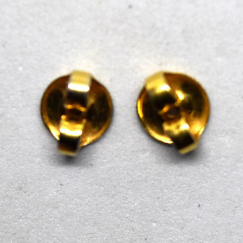 18k solid gold earring - 18k,