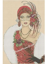 Art Deco Lady Cross stitch