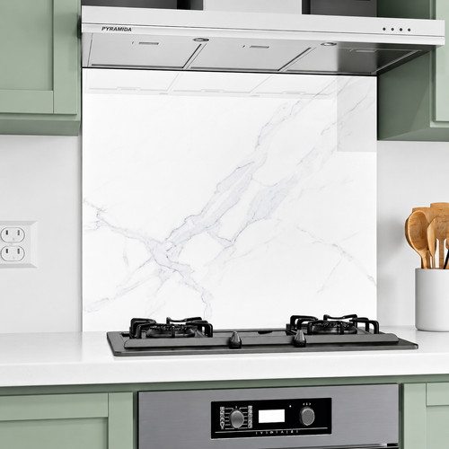 Splashback white marble - splashback,