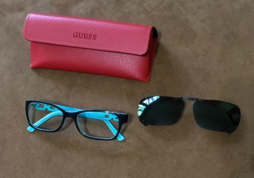 Guess womens glasses black and - womens,