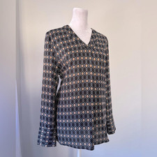 Primark Black & Tan Geometric