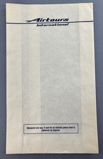 Airtours International Vintage Airline Air Sickness Bag Sick Barf Motion Waste 2
