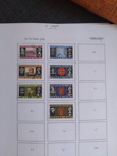 Guernsey stamp collection - stamp,
