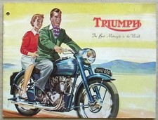 TRIUMPH Motorcycles 1954 Range
