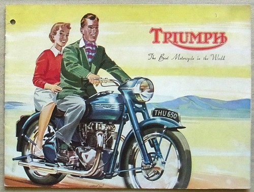 Triumph motorcycles 1954 - 1954, range