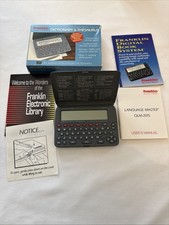 Franklin Electronic Dictionary Thesaurus Language Master QLM-2015