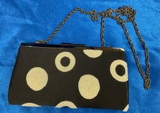 *Jaegar Black & White Beaded Clutch / Evening Shoulder Bag