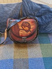 Hand Stiched Crossbody Leather