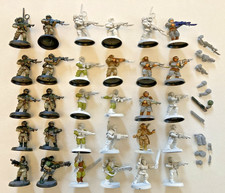 Warhammer 40k Imperial Guard Cadian Shock Troops x30 Plastic OOP