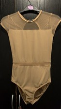 Bloch Womens Nude Leotard. Dance. Ballet. Costume.