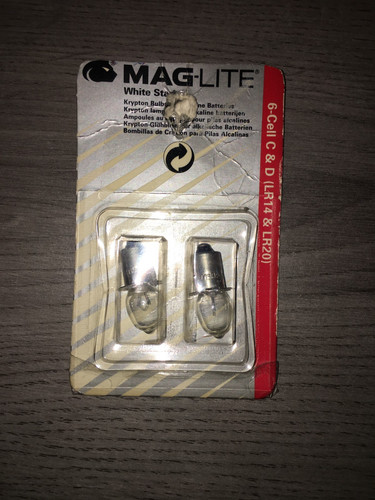 Maglite bulbs lamps cell d - bulbs, 6