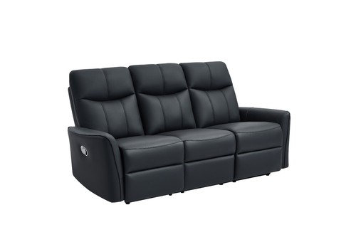 Lazy boy black bonded recliner - lazy,