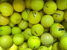 COLOURED PINK YELLOW RED GOLF