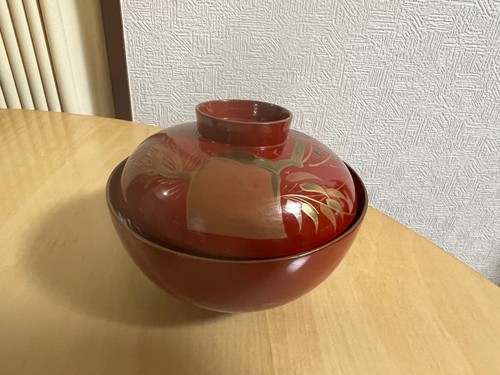 Kyoto lacquered tea bowl - tea, with