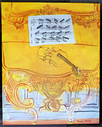 Dufy yellow console - 'yellow, with