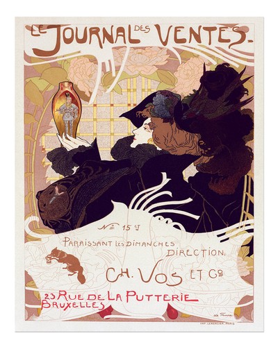 Art nouveau poster wall - poster,