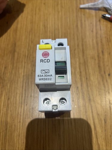 Wylex 63a 30ma - 30ma, rcd