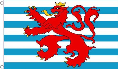 Luxembourg flag the - 3', x