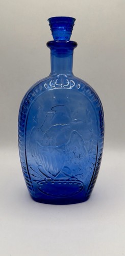 Cobalt blue glass - cobalt, decanter