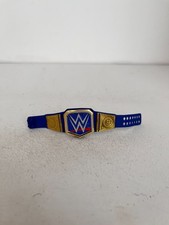 WWE BLUE SMACKDOWN UNIVERSAL CHAMPIONSHIP BELT MATTEL FIGURE ACCESSORY ELITE
