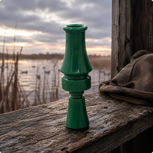 Duck call whistle - whistle, green