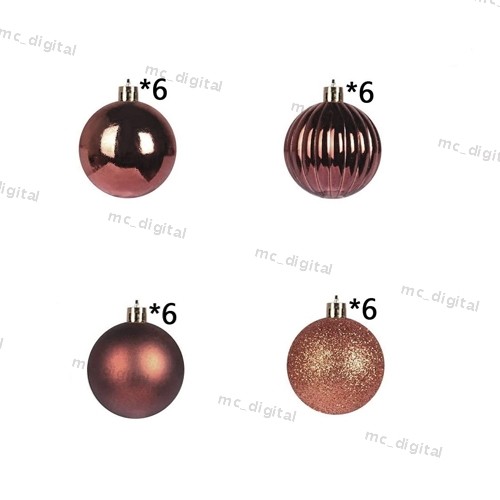 24pcs 3cm christmas decor - 3cm,