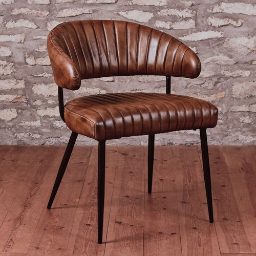 Tan brown real hide leather - real,