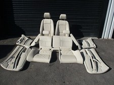 BMW E92 3 SERIES FRONT AND REAR SET OF SEATS + DOOR CARDS CREAM LEATHER FITTING 