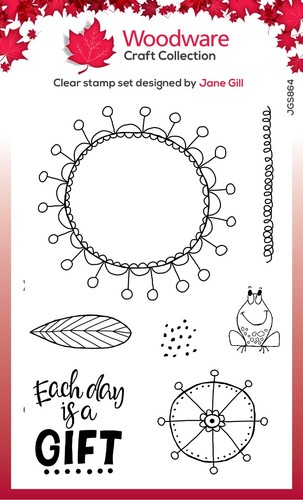 Woodware clear stamps petal - woodware,